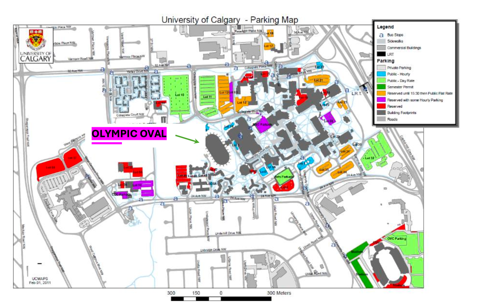 Parking map